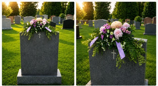Summer graveside saddle